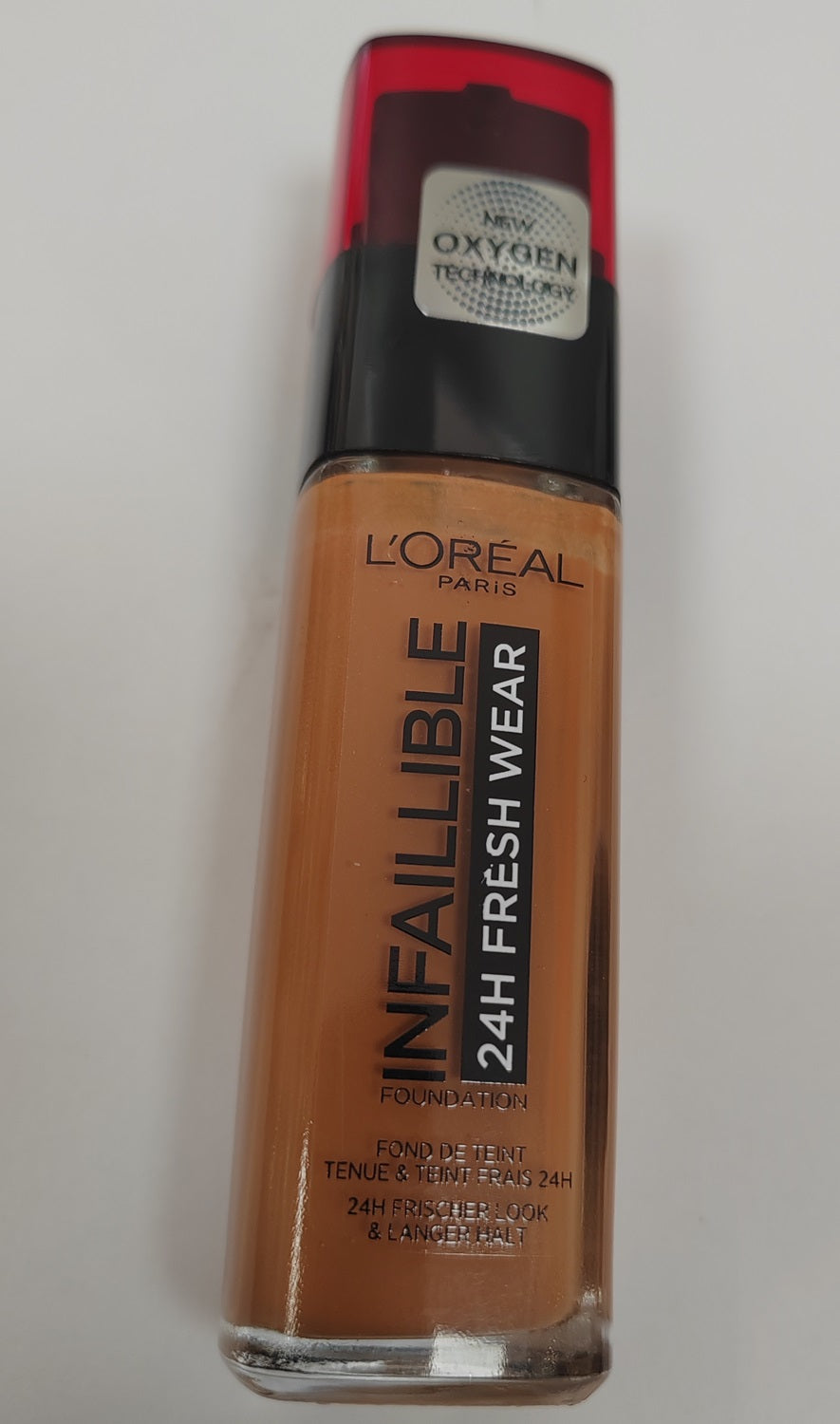 L'Oréal Paris - Fond de Teint Fluide Infaillible 24h Fresh Wear - Tous Types de Peau - Teinte : Cuivre (340) - 30 ml