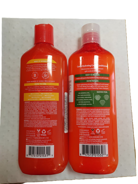 Cantu Sulfate free cleancing cream Shampoo and Cantu Conditioner