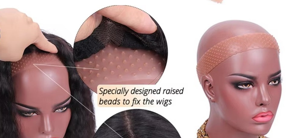 Silicone Wig Band To Hold Wigs Transparent Wig Grip Headband Elastic Soft Wig Install Accessories